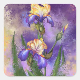 Schöne Iris-Blume Sticker Iriss