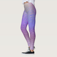 Schöne irisierende Glitter Ombre Lila