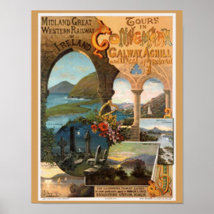 Schöne Irland-Reise Poster