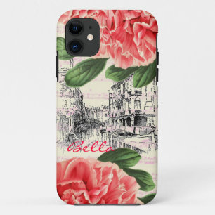 Schöne Italien-Pfingstrose-iPhone-5-Hülle / Cover
