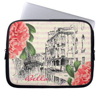 Schöne Italien Pfingstrose Laptop Hülle Laptopschutzhülle