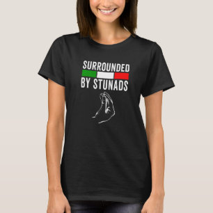 Schöne italienische Redewendungen umgeben von Stun T-Shirt