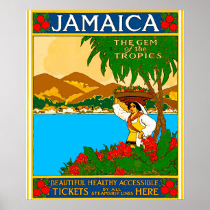 Schöne Jamaica Reise Poster