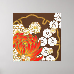 Schöne japanische Kunst Leinwanddruck