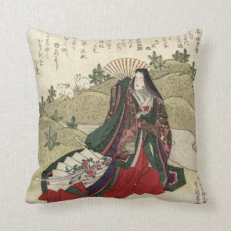 Schöne japanische Vintage-Kunst-Pillow Kissen