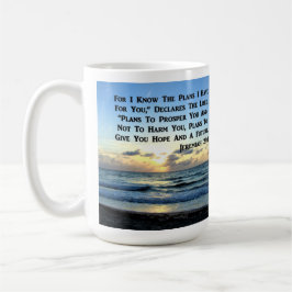 SCHÖNE JEREMIAH 29:11 BLAUE SKIES KAFFEETASSE
