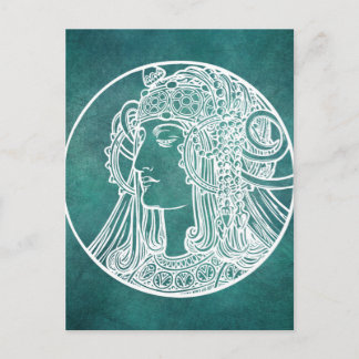 Schöne Jugendstil-Postkarte Postkarte