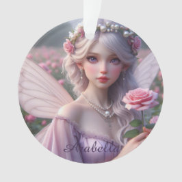 Schöne June Fairy in Rose Ornament