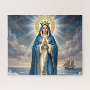 Schöne Jungfrau Maria Puzzle