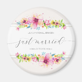 Schöne Just Married Wedding | KÜHLSCHRANKMAGNET Magnet