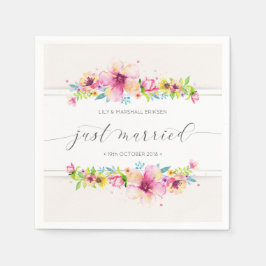 Schöne Just Married Wedding | Serviette