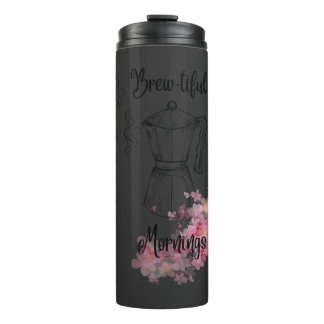 Schöne Kaffee-Tumbler für den Morgen Thermosbecher