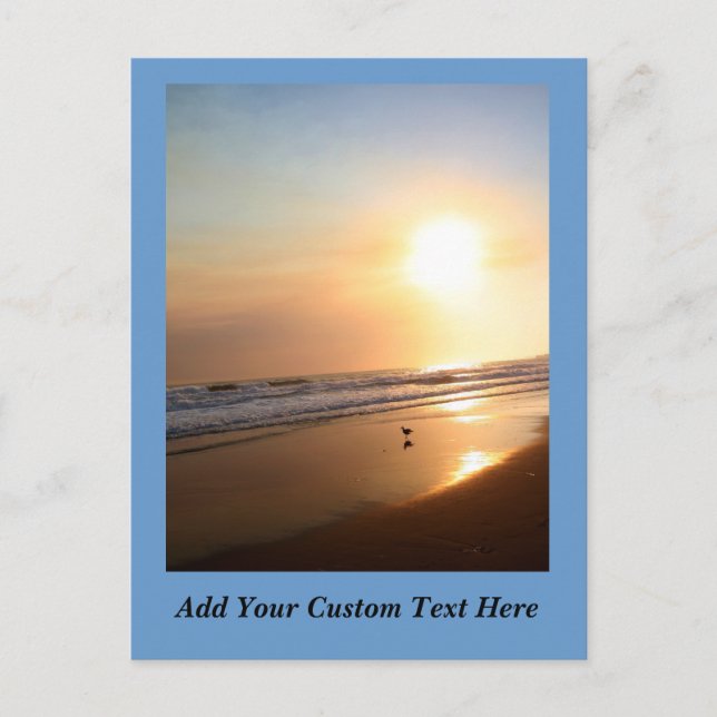Schöne kalifornische Morgensonne Postkarte (Vorderseite)