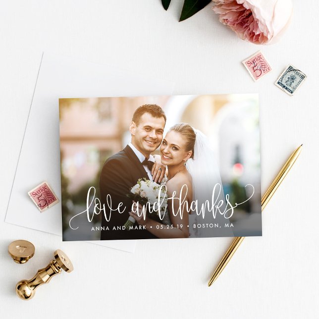 Schöne Kalligrafie EDITABLE FARBE Danke Karte (Von Creator hochgeladen)