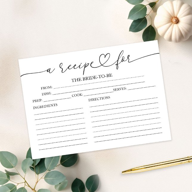 Schöne Kalligraphie Brautparty Rezeptionskarten (Von Creator hochgeladen)