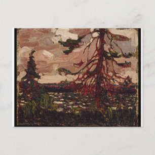 Schöne kanadische Szene Ragged Pine Tom Thomson Postkarte