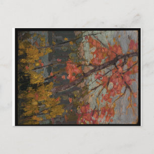 Schöne kanadische Wildnisszene Tom Thompson Postkarte