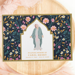 Schöne katholische Mary Love Memory Gästebuch