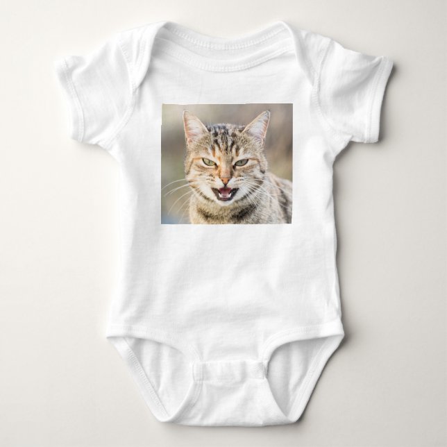 Schöne Katze Baby Strampler (Vorderseite)
