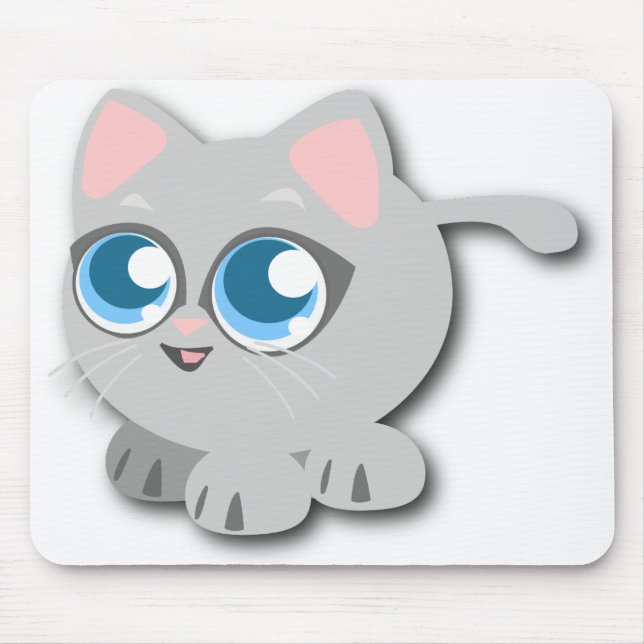 Schöne Katze Mousepad (Vorne)