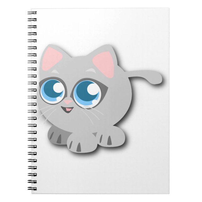 Schöne Katze Notizblock (Vorderseite)