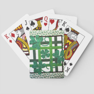 Schöne keltische Kleeblatt-Spielkarten Spielkarten