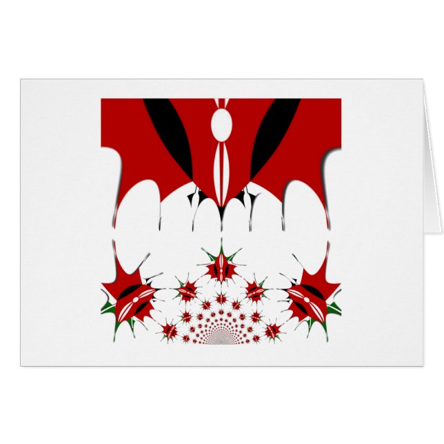 Schöne kenianische Flagge. (Vorderseite (Horizontal))