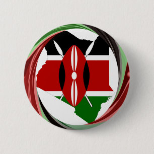 Schöne Kenyan Whirlwind Karte Design Button