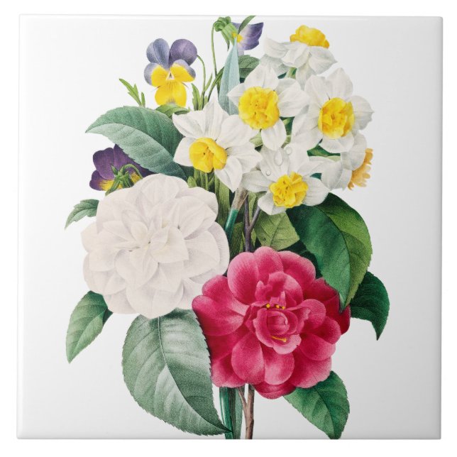 Schöne Keramik Fliese (Vorderseite)