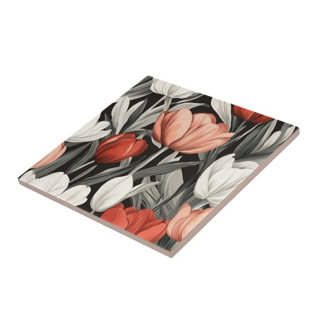 Schöne Keramik mit Blumenmotiven zum Fußboden Fliese (Seite)