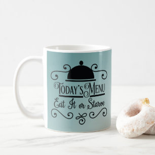 Schöne Kitchen Quotes Blue Ombre Kaffeetasse