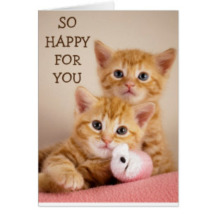 SCHÖNE "KITTENS" GRATULIERUNGEN ZU IHRER "ADOPTION