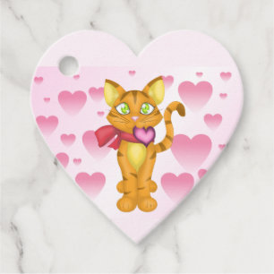 Schöne Kitty Geschenkanhänger