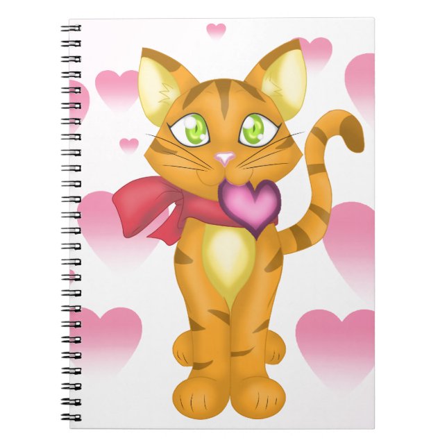 Schöne Kitty Notizblock (Vorderseite)