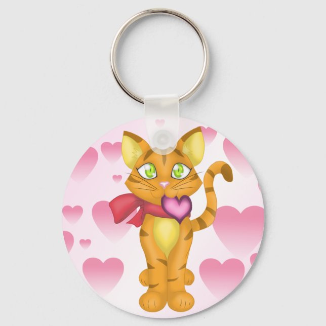 Schöne Kitty Schlüsselanhänger (Vorderseite)