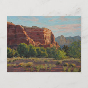 Schöne Klippenlandschaft am frühen Morgen Postkarte