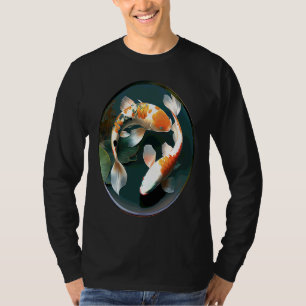 schöne Koi-Karpfen im Wasser malen Koi-Fisch-Linse T-Shirt