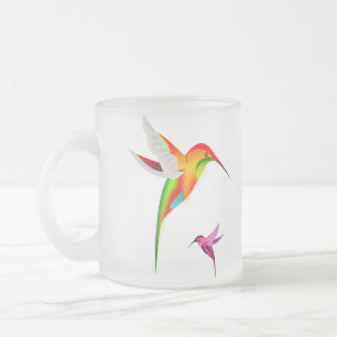 Schöne Kolibris (Colibri) Mattglastasse