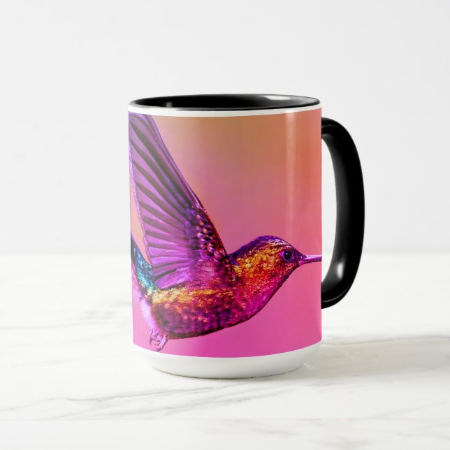 Schöne Kolibris Tasse (VorderseiteRechts)