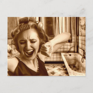 Schöne Königin am Morgen Postkarte