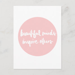 Schöne Köpfe inspirierte Menschen Inspiration Zita Postkarte