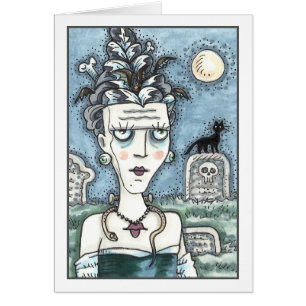 SCHÖNE KREEPTION FRANKENELLA MONSTER, GRAVES Leere