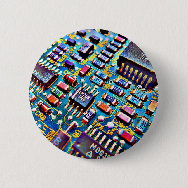 Schöne Kreuzung Button (Vorderseite)