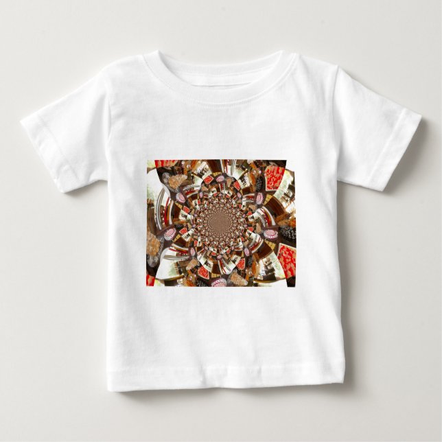 Schöne Kuchen und Desserts Baby T-shirt (Vorderseite)