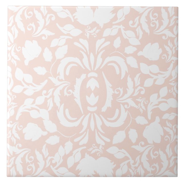 Schöne Küchendekoration William Morris pink weiß Fliese (Vorderseite)