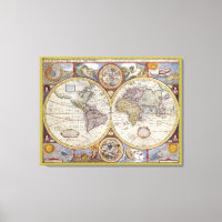 Schöne Kunst Alte Welt Vintage Karte