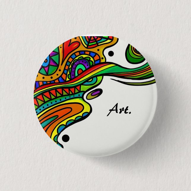 Schöne Kunst Button (Vorderseite)