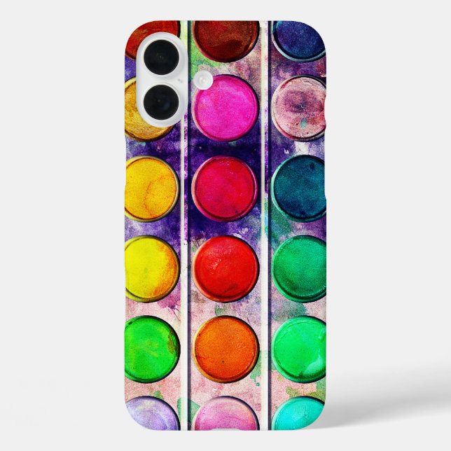 Schöne Kunst lustige farbige Farbbox Case-Mate iPhone Hülle (Rückseite)