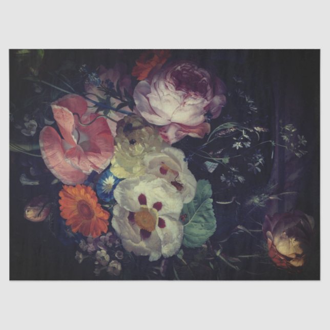 Schöne Kunst mit Blumen Seidenpapier (Vorderseite)