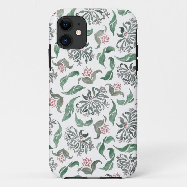 Schöne Kunst Nuveau gemusterter Telefon-Kasten Case-Mate iPhone Hülle (Rückseite)